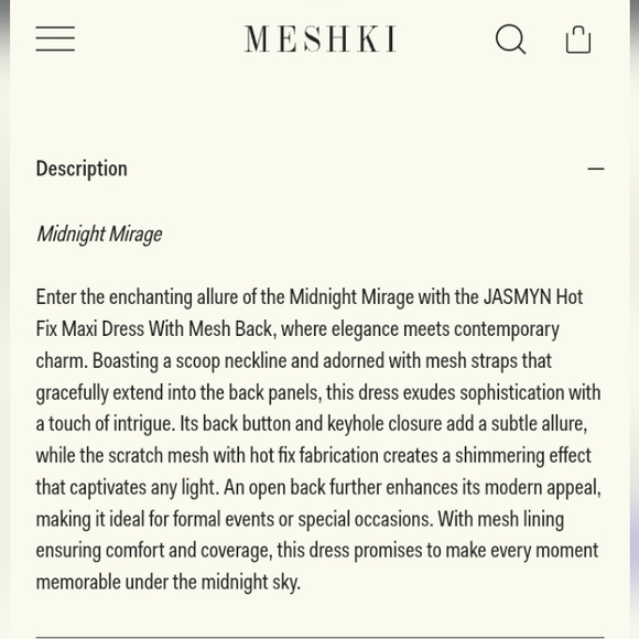 Meshki Jasmyn Hot Fix Maxi Dress - Picture 3 of 14